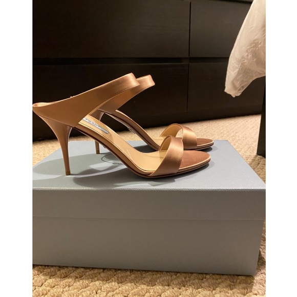 Prada Satin Heels Nude - Picture 7 of 7